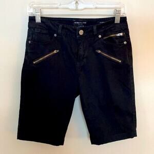 Kenneth Cole Jess skinny black shorts 2
